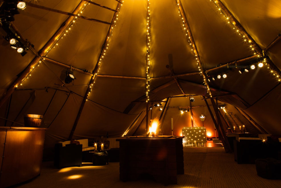 Lighting for Teepees  The Stunning Tents Company